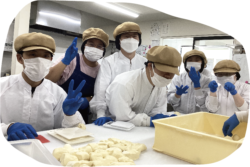 茅ヶ崎ベーカリーの利用者さんたち